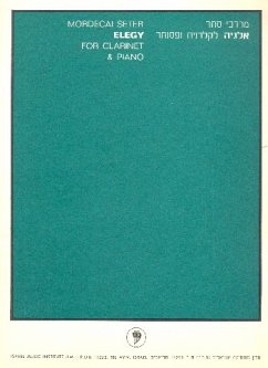 Elegy for clarinet (in A/B) and piano score and 2 parts
