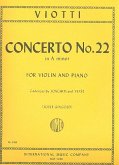 Concerto a minor no.22 for violin and orchestra for violin and piano Concerto a minor no.22 for violin and orchestra for violin and piano