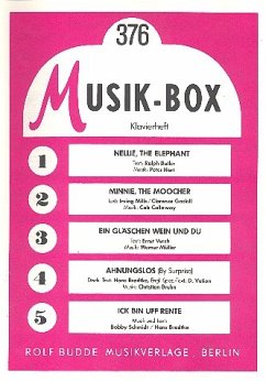 Cover Musik-Box 376: Album für Gesang und Klavier