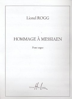 Cover Hommage a Messiaen pour orgue