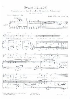 Cover Sonne Italiens und Frutti di Mare: für Klavier