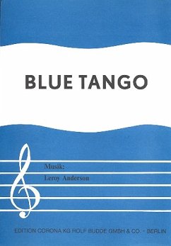 Cover Blue Tango: Einzelausgabe Gesang und Klavier