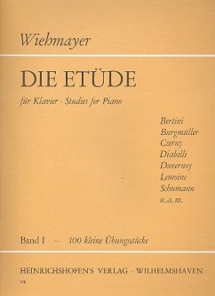 Cover Die Etüde Band 1 für Klavier