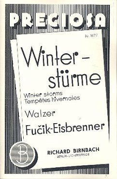Cover Winterstürme: für Salonorchester Direktion und Stimmen (Archivkopie)
