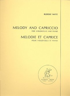 Cover Melody and Capriccio for cello and piano