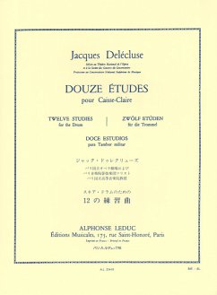 Cover 12 études pour caisse claire