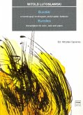 Bucolics for violin, violoncello and piano score and parts Bucolics for violin, violoncello and piano score and parts