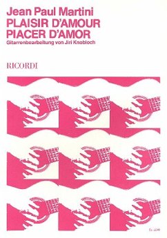 Cover Plaisir d'amour für Gitarre