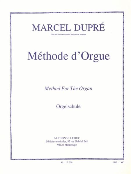 Méthode d'orgue (fr/dt/en)
