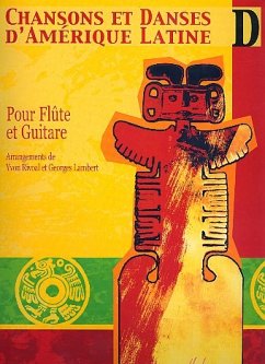 Cover Chansons et danses d'Amerique Latine vol.D pour flute et guitare
