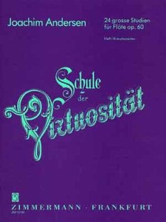 Cover Schule der Virtuosität Band 1op.60 24 Studien für Flöte in Kreuztonarten