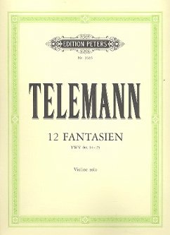 12 Fantasien TWV40:14-25 für Violine