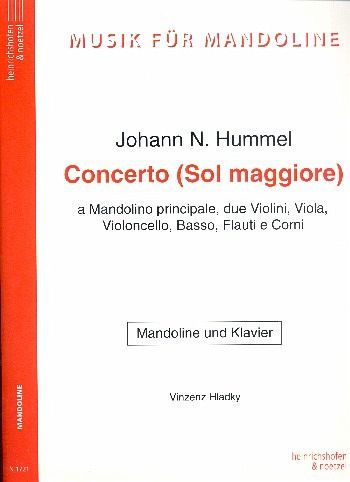 Konzert G-Dur für Mandoline und Orchester Klavierauszug Konzert G-Dur für Mandoline und Orchester Klavierauszug