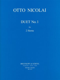 Cover Duett Nr.1 für 2 Hörner Spielpartitur