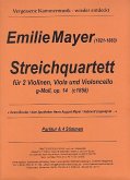 Streichquartett g-Moll op.14 für 2 Violinen, Viola und Violoncello Partitur und Stimmen, Reprint