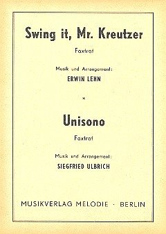 Cover Swing it Mr. Kreutzer und Unisono: Salonorchester