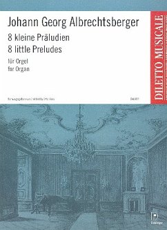Cover 8 kleine Präludien für Orgel Biba, Otto, ed