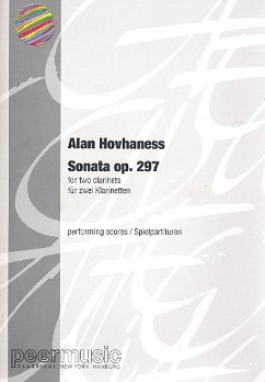 Cover Sonata op.297 für 2 Klarinetten 2 Spielpartituren