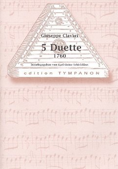 Cover 5 Duette um 1760 für Hackbrett 2 Partituren