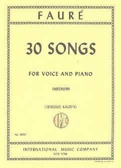 30 Songs for medium voice and piano (fr/en) 30 Songs for medium voice and piano (fr/en)