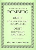 Duett für Violine und Violoncello Stimmen Duett für Violine und Violoncello Stimmen