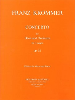 Cover Konzert F-Dur op.52 für Oboe und Orchester für Oboe und Klavier