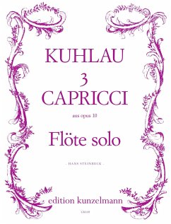 Cover 3 Capricci aus op.10 für Flöte