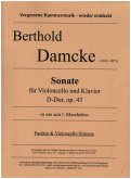 Sonate D-Dur op.43 für Violoncello und Klavier Sonate D-Dur op.43 für Violoncello und Klavier