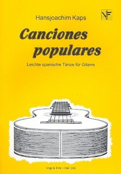 Cover Canciones populares Leichte spanische Tänze für Gitarre