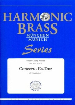 Cover Konzert Es-Dur für Trompete solo, Flügelhorn, Horn, Euphonium und Tuba Partitur und Stimmen