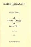 30 Spezial-Etüden Band 1 für tiefes Horn