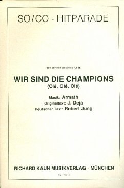 Cover Wir sind die Champions: für Salon-Orchester