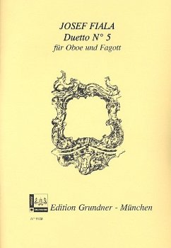 Cover Duett Nr.5 für Oboe und Fagott Spielpartitur