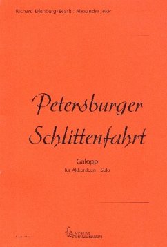 Cover Petersburger Schlittenfahrt für Akkordeon
