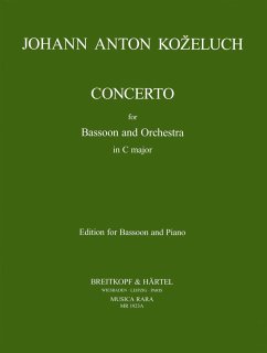Cover Konzert C-Dur für Fagott und Orchester für Fagott und klavier