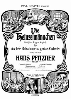 Cover Die Heinzelmännchen op.14 für Gesang und Klavier