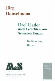 3 Lieder für Tenor und Klavier 2 Spielpartituren 3 Lieder für Tenor und Klavier 2 Spielpartituren