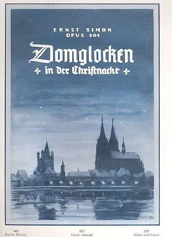 Domglocken in der Christnacht op.501 für Klavier zu 4 Händen