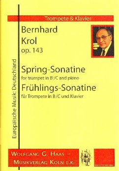 Cover Frühlings-Sonatine für Trompete (B/C) und Klavier