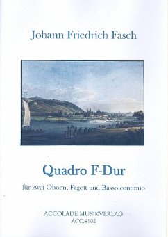 Cover Quadro F-Dur FWV N:F2 für 2 Oboen, Fagott und Bc Partitur und Stimmen