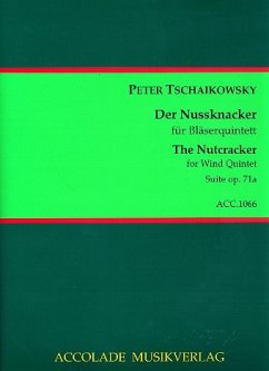Cover Nussknacker-Suite für Flöte, Oboe, Klarinette, Horn und Fagott Partitur und Stimmen