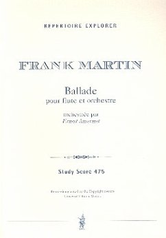 Cover Ballade für Flöte und Orchester Studienpartitur