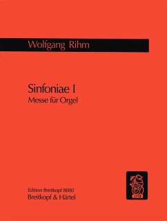 Cover Sinfoniae 1 Messe für Orgel