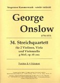 Quartett g-Moll Nr.34 op.65 für 2 Violinen, Viola und Violoncello Partitur und Stimmen Quartett g-Moll Nr.34 op.65 für 2 Violinen, Viola und Violoncello Partitur und Stimmen