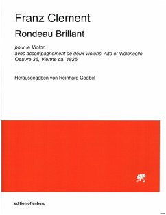 Cover Rondeau Brillant op.36 for string quartet and violin score and parts