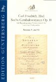6 Cembalosonaten op.2 Nr.5-6 für Violine (Flöte), Violoncello und Cembalo Partitur und Stimmen