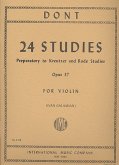 24 Studies op.37 for violin solo 24 Studies op.37 for violin solo