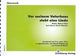Vor meinem Vaterhaus steht eine Linde für gem Chor und Klavier Partitur