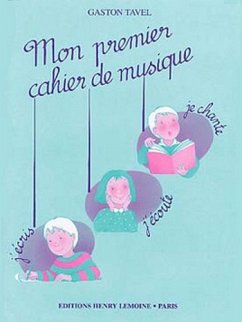 Cover Mon premier cahier de musique