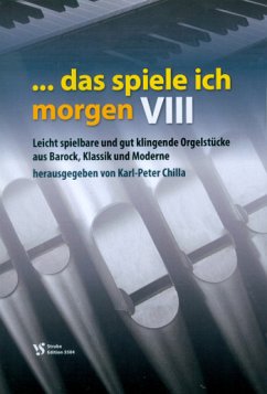 Cover Das spiele ich morgen Band 8 für Orgel